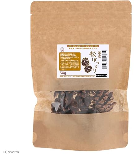 Amazon | 国産 割れ松ぼっくり 30g 小動物のおもちゃ パインコーン